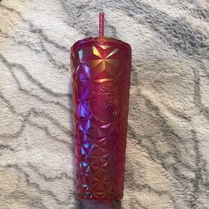 Starbucks Iridescent Pink and Blue Tumbler